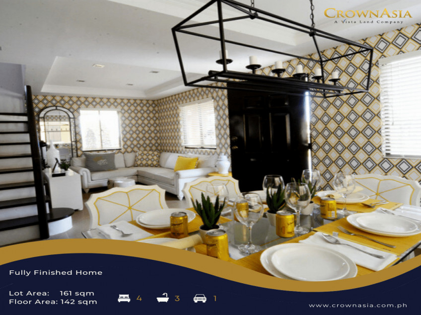 4 bedroom House & Lot in Crown Asia Vittoria (Francesco Classic)