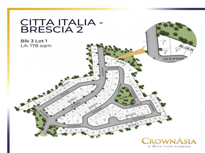 1.	Lot only for sale in Crown Asia Citta Italia Brescia 2