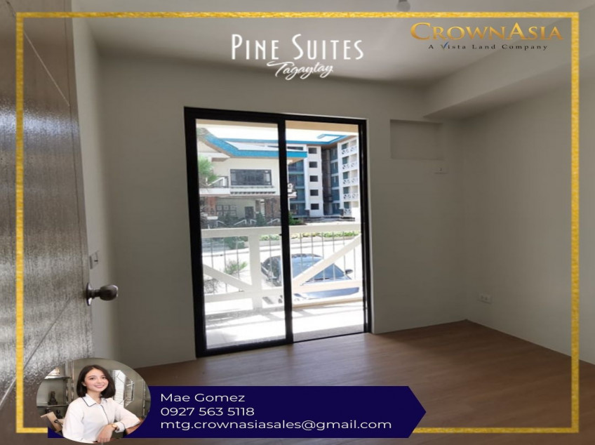 2 Bedroom condo unit for Sale in Tagaytay - Pine Suites by Crown Asia