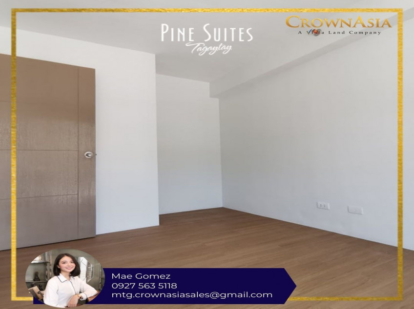 2 Bedroom condo unit for Sale in Tagaytay - Pine Suites by Crown Asia