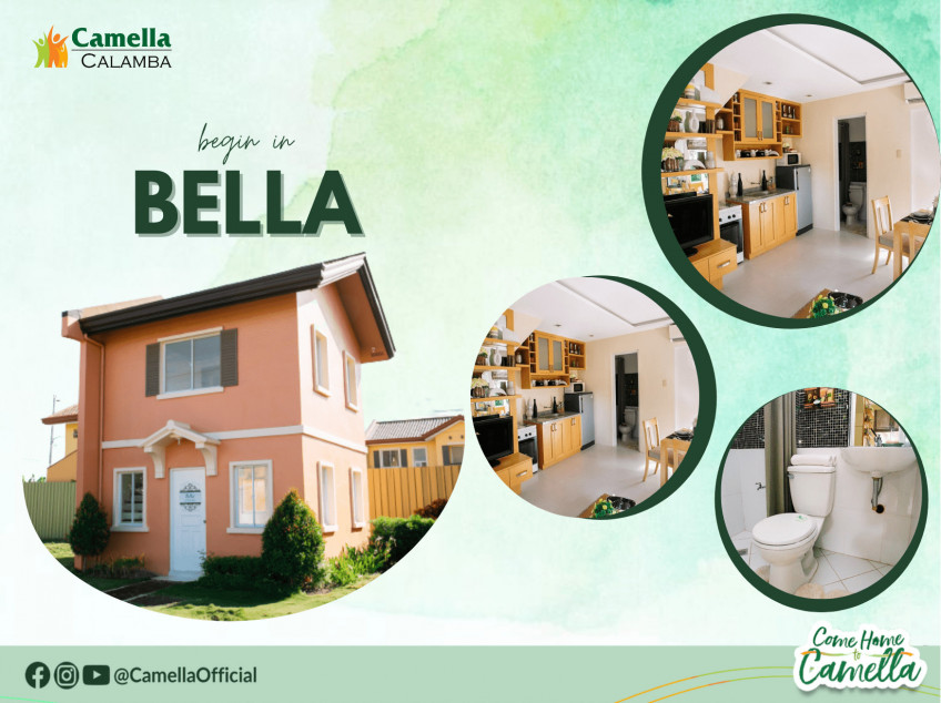 AFFORDABLE 2-BR HOUSE AND LOT IN CALAMBA, LAGUNA-BELLA
