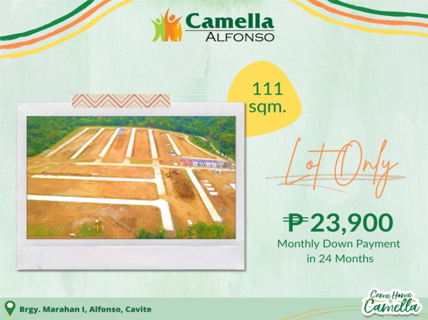 111 sqm Lot Only in Camella Alfonso