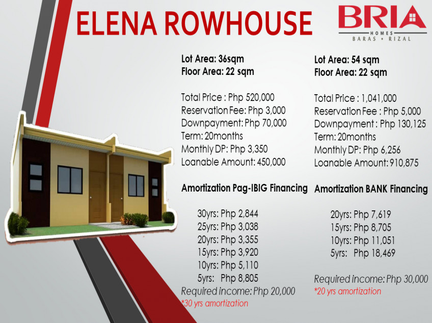 ELENA/ELYANA ROWHOUSE