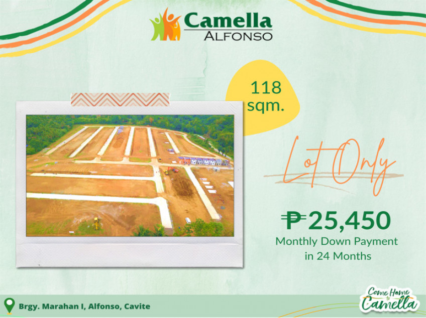 118 sqm Lot Only in Camella Alfonso