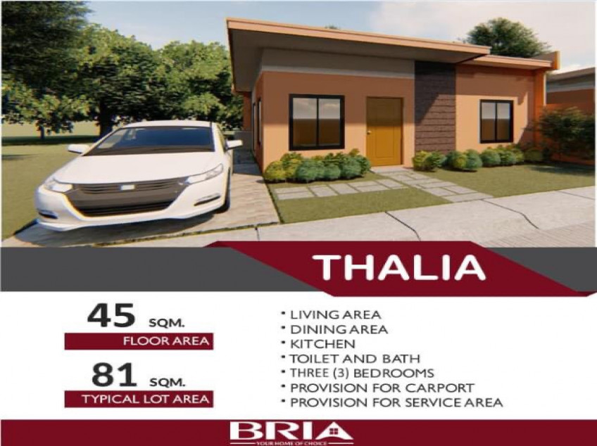 3 Bedroom Thalia Single Firewall Bria Alaminos Pangasinan