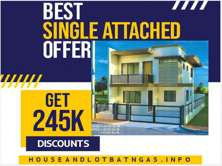 Single Attached House and Lot For Sale in Citta Maria Darasa Tanauan  Batangas