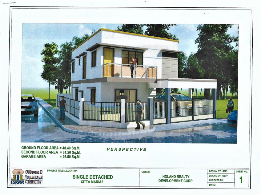 4BR Single Detached House and Lot For Sale Citta Maria 2 Darasa Tanauan Batangas