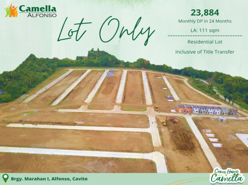 111 sqm Lot Only For Sale in Alfonso Cavite (Camella Alfonso)