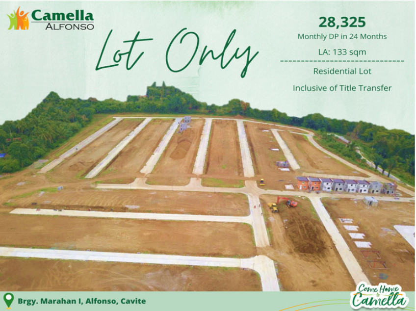 133 sqm Lot For Sale in Alfonso Cavite (Camella Alfonso)