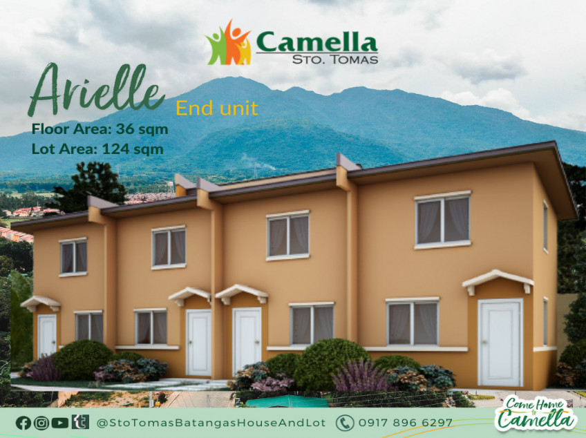 Arielle End Unit in Camella Sto Tomas