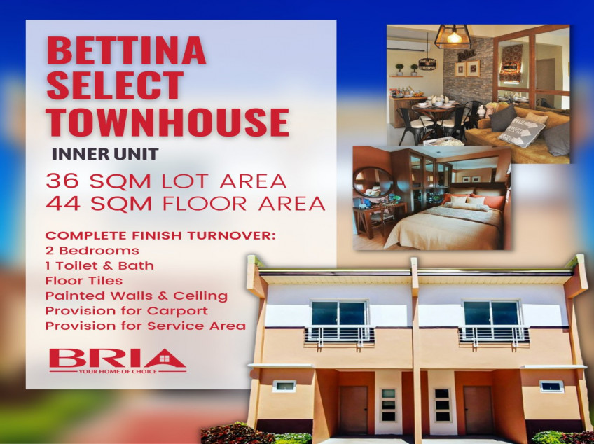 BRIA HOMES IRIGA: BETTINA SELECT TOWNHOUSE