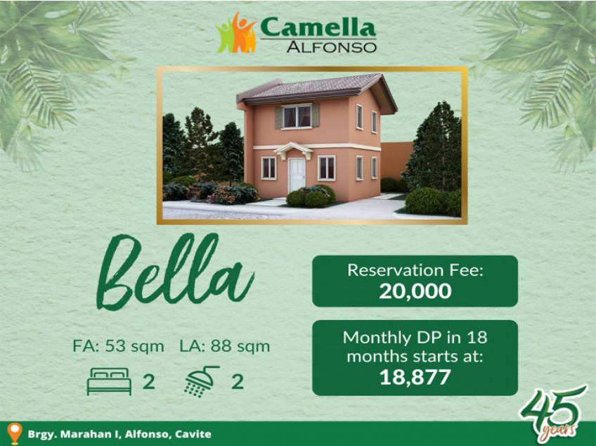 2BR House For Sale near Tagaytay - Investment starts at 18K