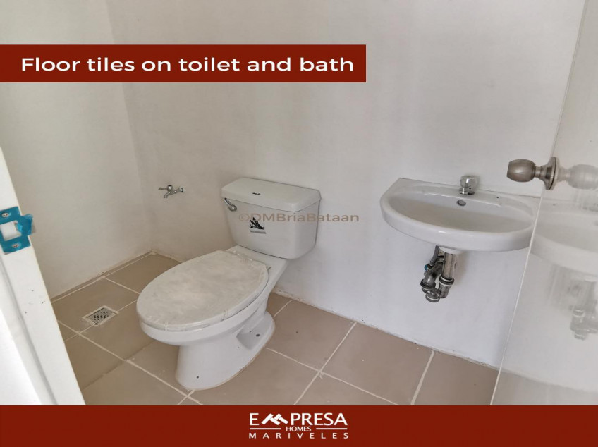 Studio Type Elena Rowhouse Inner Unit at Bria Homes Magalang - RFO