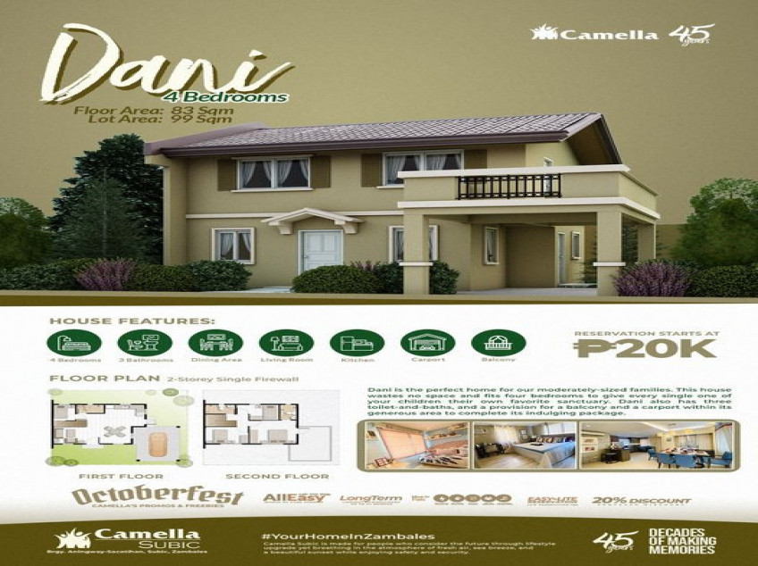 House and Lot for Sale in Zambales 4BR & 3TB