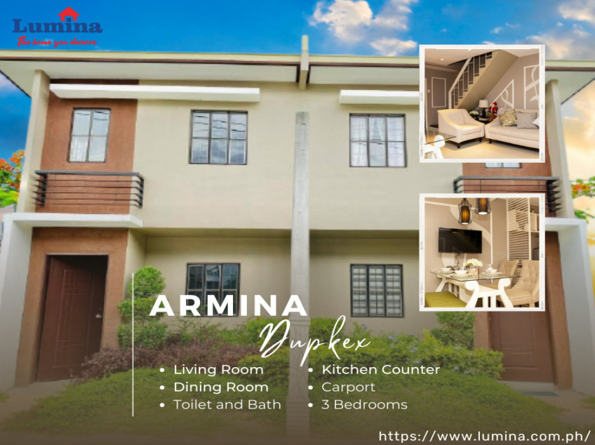 Lumina 3-bedroom Duplex / Twin House For Sale in Sariaya Quezon