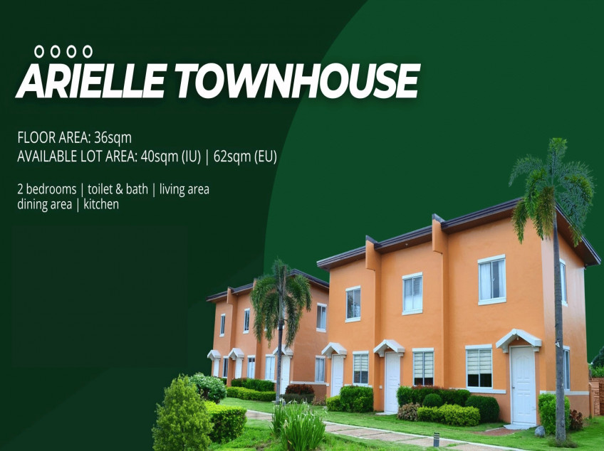 2BR Arielle Outer Unit - Townhouse at Camella Negros Oriental