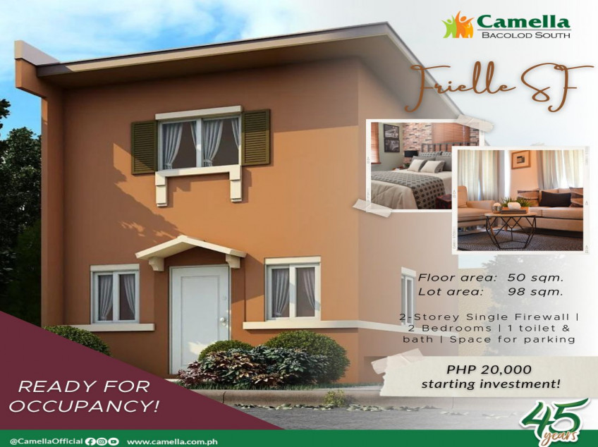 2 BR & 1 Toilet_Frielle Camella Bacolod