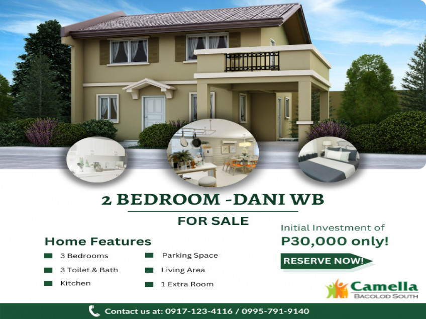 NRFO DANI SINGLE FIREWALL HOUSE AND LOT FOR SALE IN BACOLOD CITY