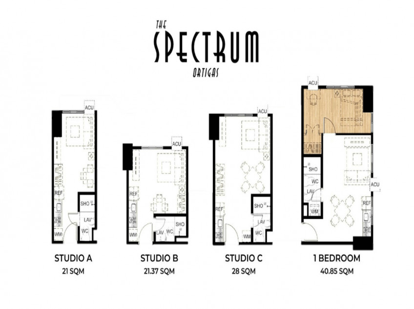 28 sqm Studio Unit Pre-Selling Condomium at The Spectrum, Pasig City