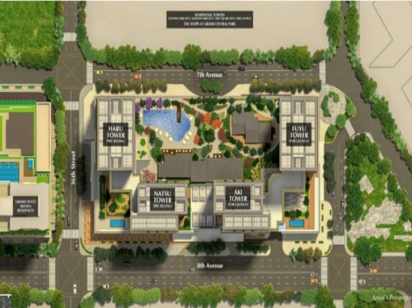 3 Bedroom Penthouse Unit in The Seasons Residences Aki Tower Taguig City, Metro Manila for Sale in