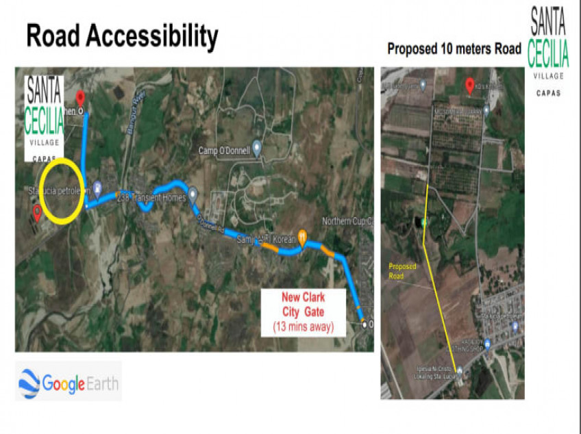 Residential Lot for Sale in Sta. Cecilia Village Capas Capas, Tarlac