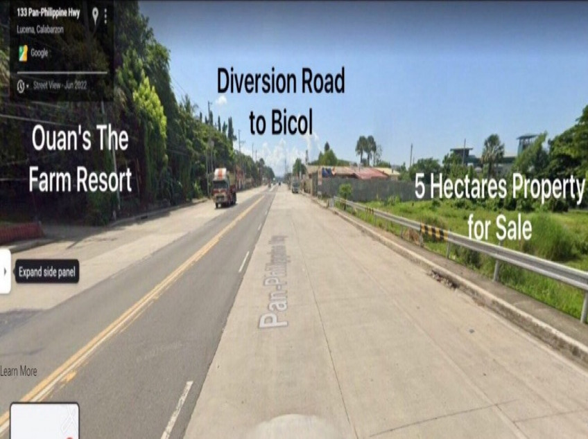 MAYAO LUCENA - 5 HECTARES COMMERCIAL LOT FOR SALE/ LEASE
