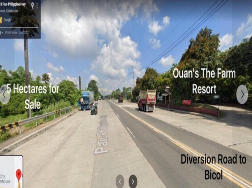 MAYAO LUCENA - 5 HECTARES COMMERCIAL LOT FOR SALE/ LEASE