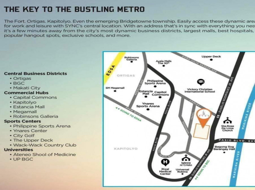 PRE-SELLING CONDOMINIUM SYNC RESIDENCES TOWER N -50sqm w/Balcony