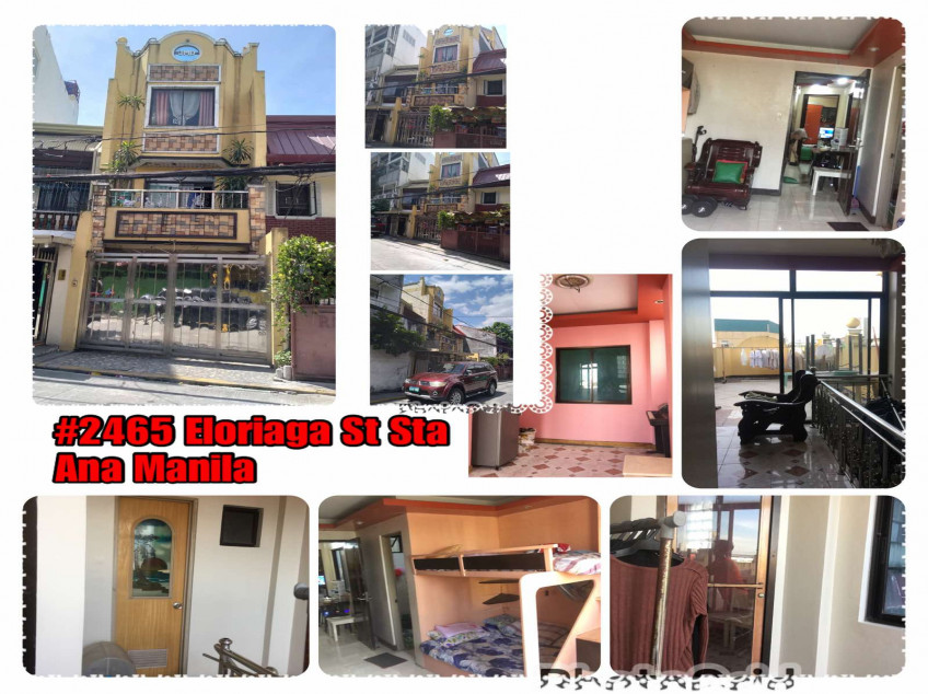 For Sale 4 storey residential building at 2465 Eloriaga St Sta Ana Manila