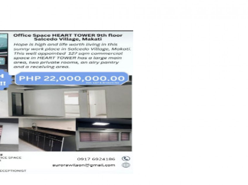 Rush Sale Office Space in Salcedo Square