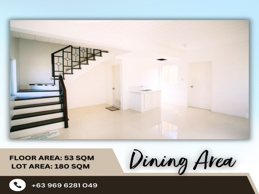 2BR HOUSE AND LOT FOR SALE IN CAMELLA LEGAZPI - BELLA UNIT