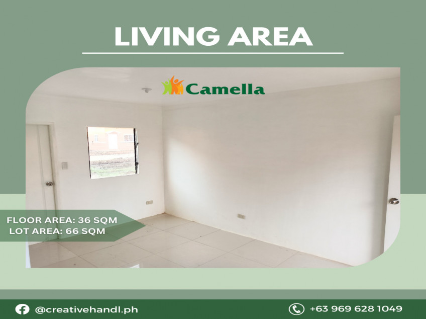 2BR HOUSE AND LOT FOR SALE IN CAMELLA SORSOGON - ARIELLE END UNIT