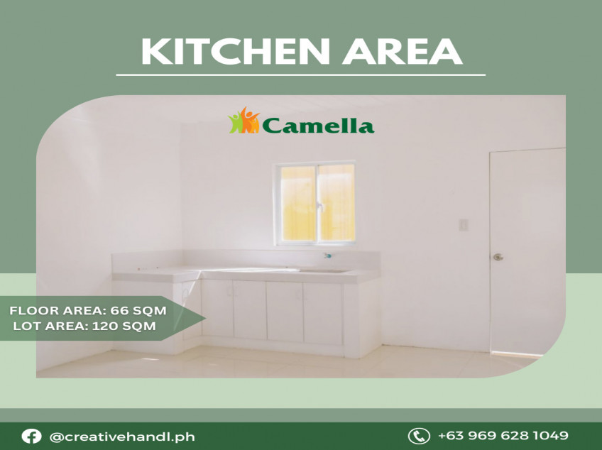 3BR HOUSE AND LOT FOR SALE IN CAMELLA SORSOGON - CARA UNIT