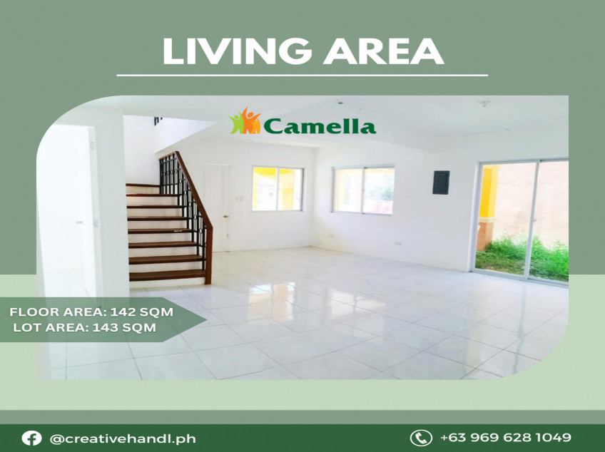 5BR HOUSE AND LOT FOR SALE IN CAMELLA SORSOGON - FREYA UNIT