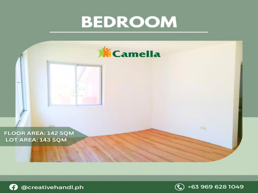 5BR HOUSE AND LOT FOR SALE IN CAMELLA SORSOGON - FREYA UNIT
