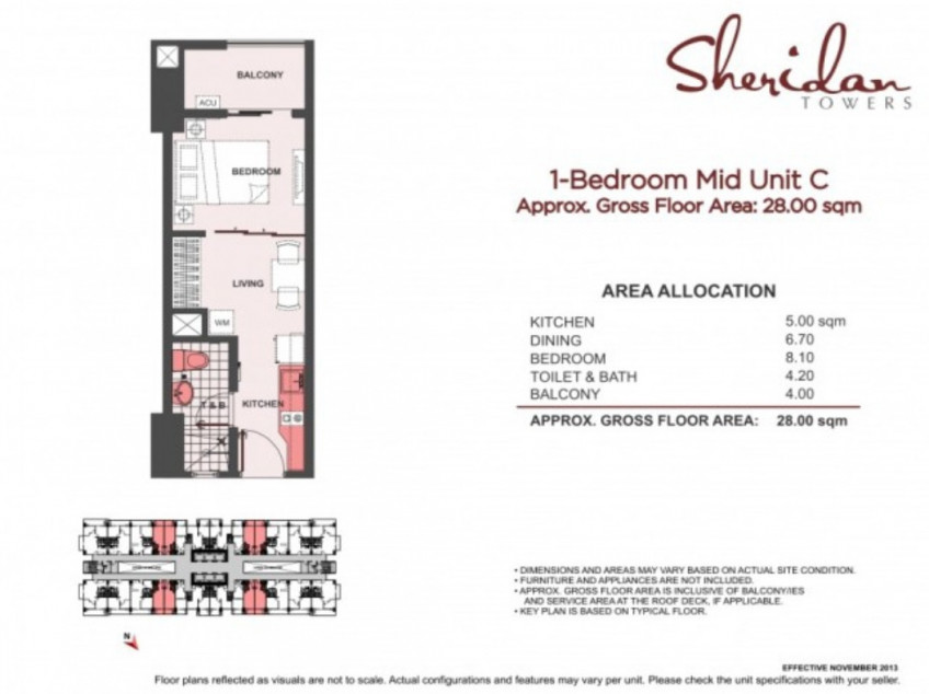 Sheridan Towers 1 BR For Sale