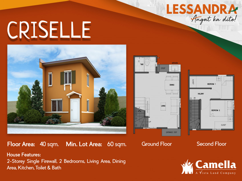 2-BR Single Firewall Ready Home For Sale in Camella Bacolod South