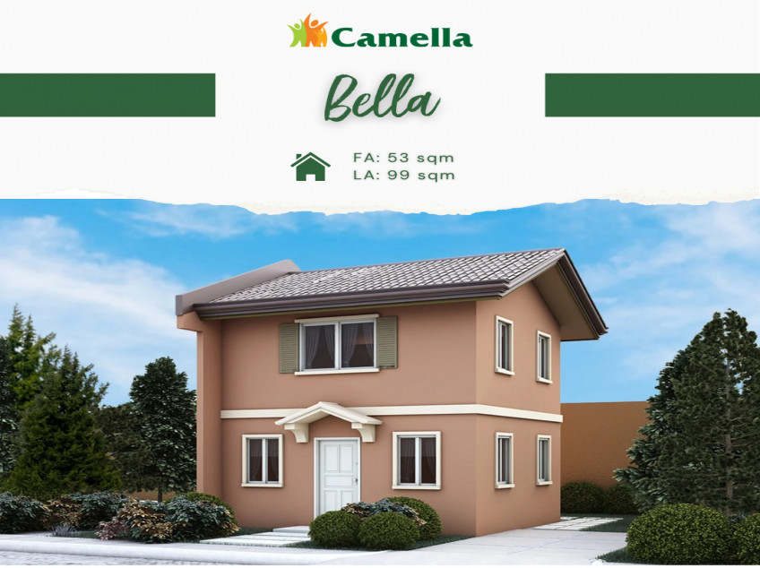 2BR HOUSE AND LOT FOR SALE IN CAMELLA HILLCREST LEGAZPI - BELLA UNIT