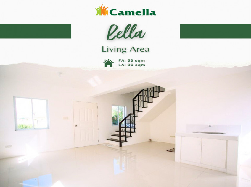 2BR HOUSE AND LOT FOR SALE IN CAMELLA HILLCREST LEGAZPI - BELLA UNIT