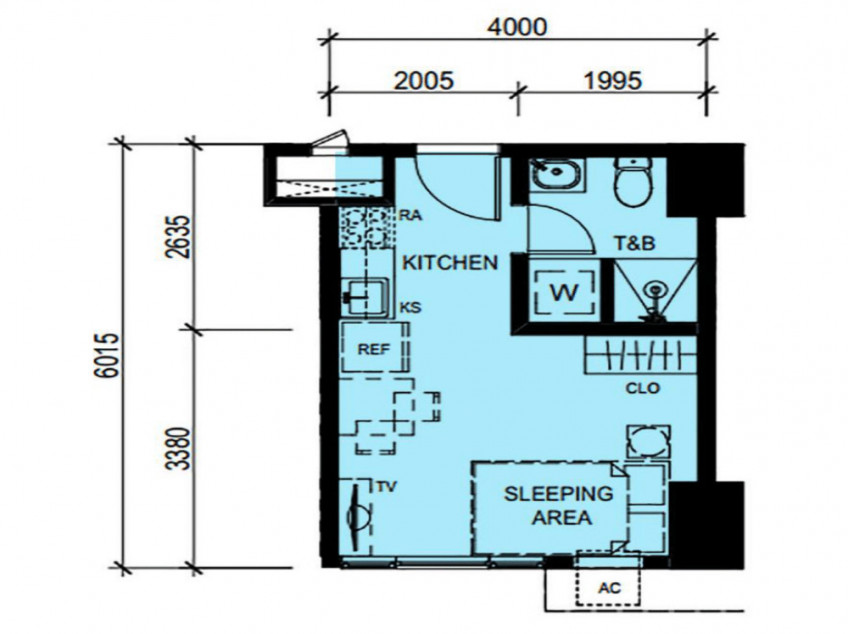 **Pasalo Studio Type Condo in The Paddington Place Shaw Blvd