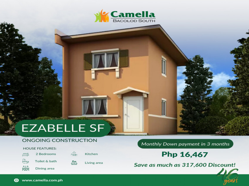 2-bedroom Ezabelle house and lot for sale in Bacolod City