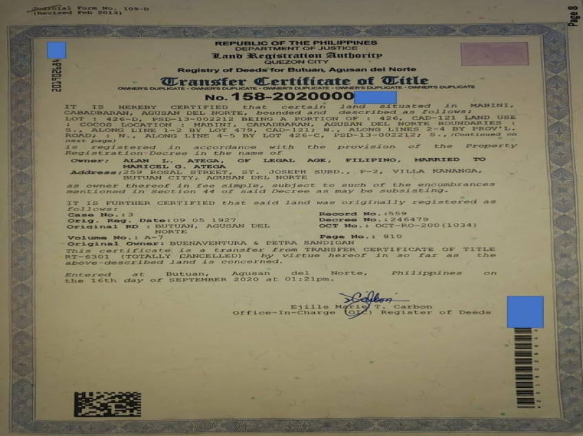 Commercial Lot along the highway near Gaisano Cabadbaran City