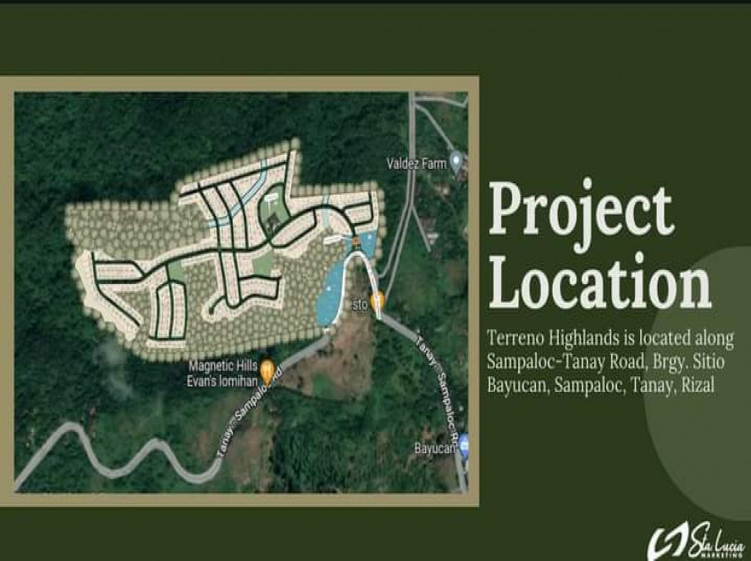 Eco-Residential Lots Along Sampaloc Tanay Highway -The Verterra Highlands