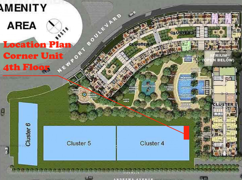 1 BR Corner Furnished w/ Balcony Newport City - NAIA Terminal-3 Airport