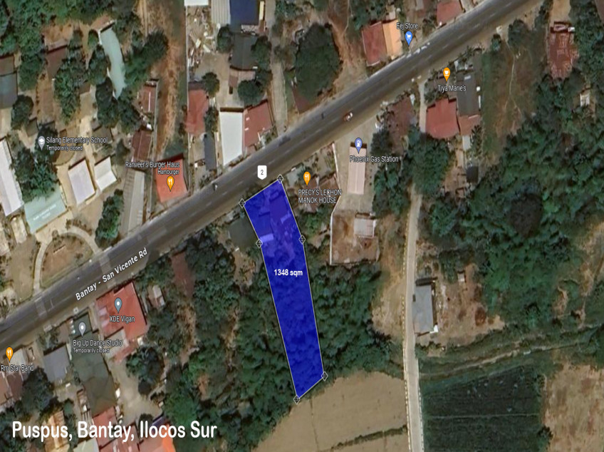 Puspus, Bantay, Ilocos Sur Residential lot 1348 sqm