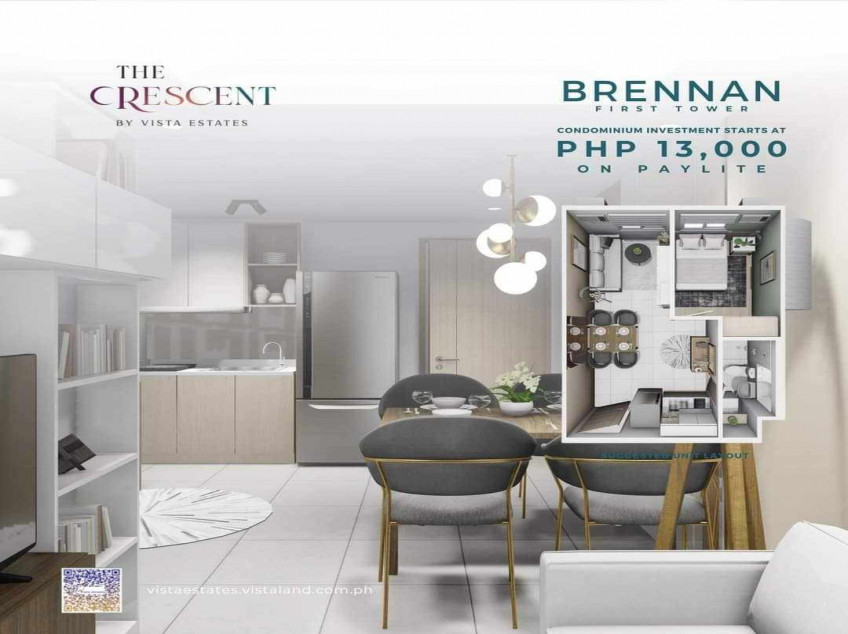 1BR Condo Unit, w/ parking space in The Crescent Sta.Maria Bulacan