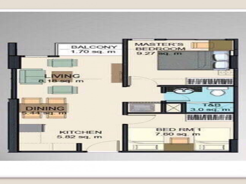 2-BR 1-BATH CONDO UNIT FOR SALE IN MATINA ENCLAVES