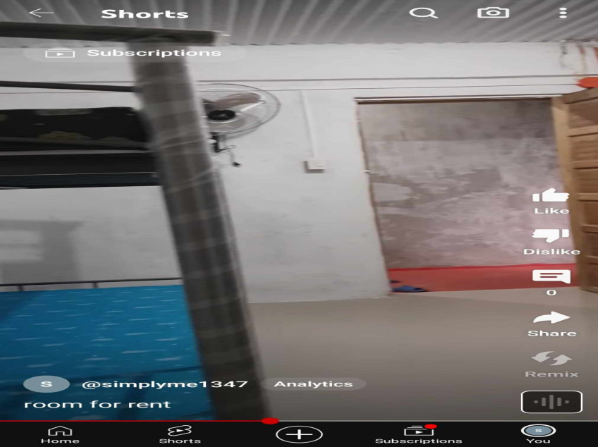 Bed Space For Rent @ Red house, Cainta Rizal