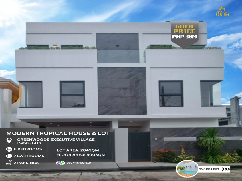 House And Lot For Sale In Greenwood Village, Pasig City