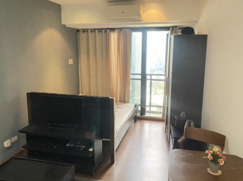 Studio Unit For sale, 26.47 SQM, Semi-Furnished, @ 26flr Facing Makati Ave-Buendia